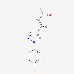 4-(2-(4-Bromophenyl)-2H-1,2,3-triazol-4-yl)but-3-en-2-one