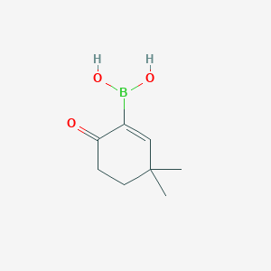 molecular formula C8H13BO3 B1311791 (3,3-二甲基-6-氧代环己-1-烯-1-基)硼酸 CAS No. 221006-68-4
