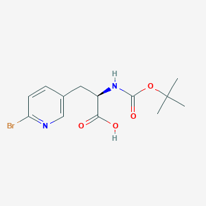 (R)-3-(6-Bromopyridin-3-yl)-2-((tert-butoxycarbonyl)amino)propanoicacid