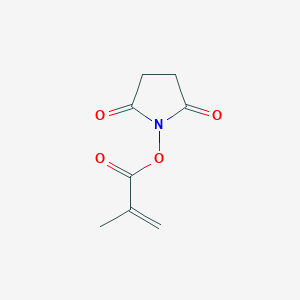 molecular formula C8H9NO4 B1311793 N-(甲基丙烯酰氧基)琥珀酰亚胺 CAS No. 38862-25-8