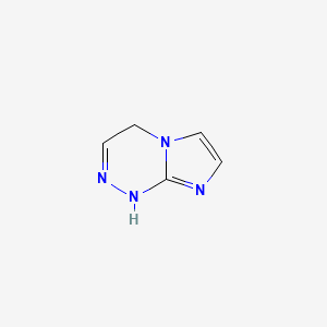 molecular formula C5H6N4 B13117957 1,4-Dihydroimidazo[2,1-c][1,2,4]triazine 