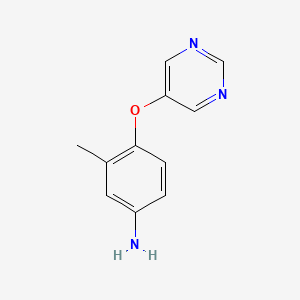 3-Methyl-4-(pyrimidin-5-yloxy)aniline