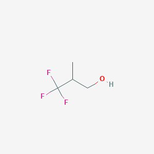 B1311797 3,3,3-Trifluoro-2-methylpropan-1-ol CAS No. 431-23-2