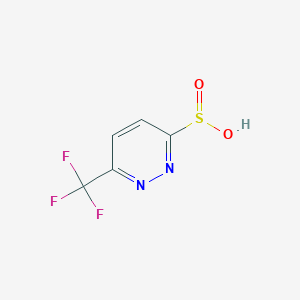 6-(Trifluoromethyl)pyridazine-3-sulfinicacid