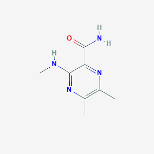 5,6-Dimethyl-3-(methylamino)pyrazine-2-carboxamide