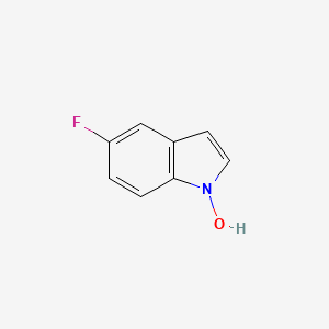 molecular formula C8H6FNO B13118013 5-Fluoro-1H-indol-1-ol 