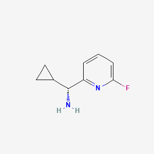 (R)-Cyclopropyl(6-fluoropyridin-2-yl)methanamine