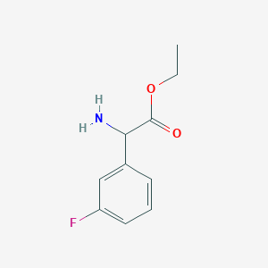 Ethyl 2-amino-2-(3-fluorophenyl)acetate