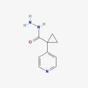 1-(Pyridin-4-yl)cyclopropanecarbohydrazide