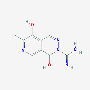 4,8-Dihydroxy-7-methylpyrido[3,4-d]pyridazine-3(4H)-carboximidamide