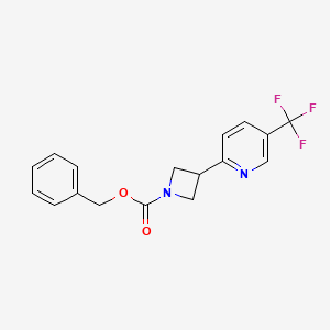 Benzyl 3-(5-(trifluoromethyl)pyridin-2-yl)azetidine-1-carboxylate