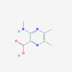 5,6-Dimethyl-3-(methylamino)pyrazine-2-carboxylic acid