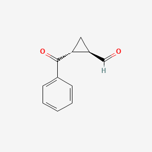 rel-(1R,2R)-2-Benzoylcyclopropanecarbaldehyde