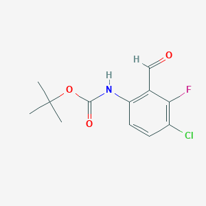 tert-Butyl (4-chloro-3-fluoro-2-formylphenyl)carbamate