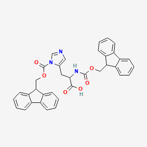 Na,Np-bis(((9H-fluoren-9-yl)methoxy)carbonyl)-DL-histidine