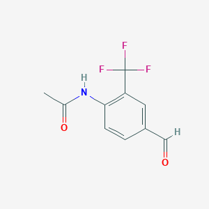 N-(4-Formyl-2-(trifluoromethyl)phenyl)acetamide