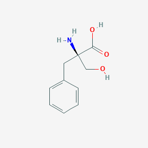 molecular formula C10H13NO3 B13118398 alpha-Hydroxymethylphenylalanine 