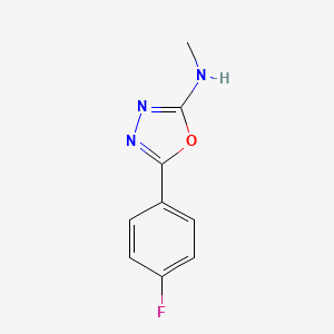 5-(4-Fluorophenyl)-N-methyl-1,3,4-oxadiazol-2-amine