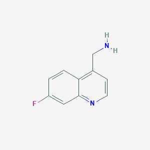 (7-Fluoroquinolin-4-yl)methanamine