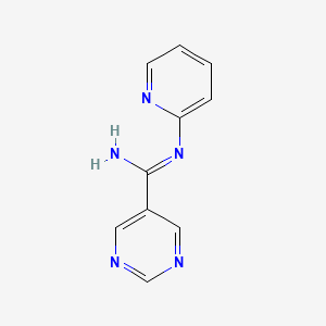 N-(Pyridin-2-yl)pyrimidine-5-carboximidamide