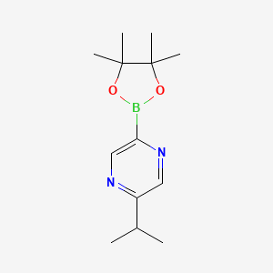 2-Isopropyl-5-(4,4,5,5-tetramethyl-1,3,2-dioxaborolan-2-YL)pyrazine