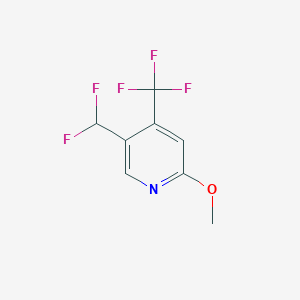 5-(Difluoromethyl)-2-methoxy-4-(trifluoromethyl)pyridine