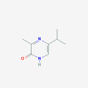 molecular formula C8H12N2O B13118594 5-Isopropyl-3-methylpyrazin-2-ol 