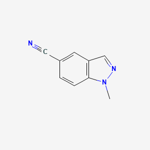 molecular formula C9H7N3 B1311863 1-Méthyl-1H-indazole-5-carbonitrile CAS No. 189107-45-7