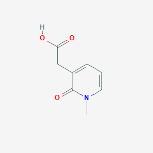 molecular formula C8H9NO3 B13118638 2-(1-Methyl-2-oxopyridin-3-yl)acetic acid 