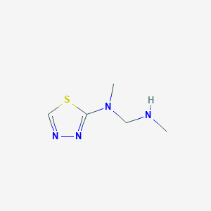 N,N'-Dimethyl-N-(1,3,4-thiadiazol-2-yl)methanediamine