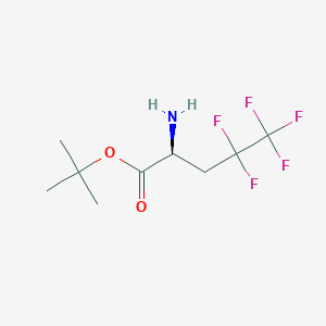 tert-Butyl(S)-2-amino-4,4,5,5,5-pentafluoropentanoate