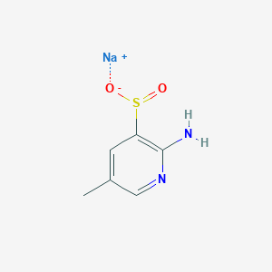 Sodium 2-amino-5-methylpyridine-3-sulfinate