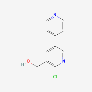 (6-Chloro-[3,4'-bipyridin]-5-yl)methanol