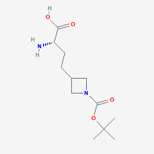 (S)-2-Amino-4-(1-(tert-butoxycarbonyl)azetidin-3-yl)butanoicacid