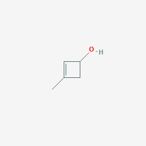 molecular formula C5H8O B13118812 3-Methylcyclobut-2-en-1-ol 