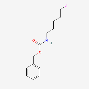 molecular formula C13H18INO2 B1311885 苄基 N-(5-碘戊基)氨基甲酸酯 CAS No. 194225-78-0