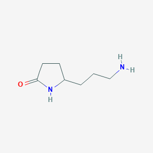 5-(3-Aminopropyl)pyrrolidin-2-one