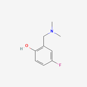 B1311889 2-[(Dimethylamino)methyl]-4-fluorophenol CAS No. 46049-91-6