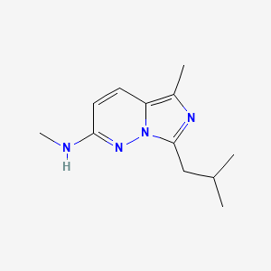 7-Isobutyl-N,5-dimethylimidazo[1,5-b]pyridazin-2-amine