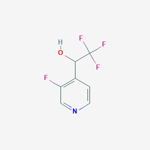 2,2,2-Trifluoro-1-(3-fluoropyridin-4-yl)ethanol