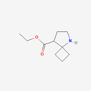 molecular formula C10H17NO2 B13118918 Ethyl 5-azaspiro[3.4]octane-8-carboxylate 