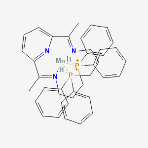 molecular formula C39H43MnN3P2+2 B13118933 ((Ph2PPr)PDI)Mn 