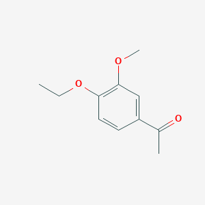 molecular formula C11H14O3 B1311896 乙酮，1-(4-乙氧基-3-甲氧基苯基)- CAS No. 75665-89-3