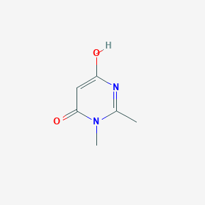 molecular formula C6H8N2O2 B13119037 6-Hydroxy-2,3-dimethylpyrimidin-4(3H)-one 