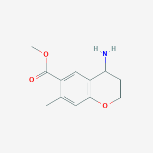 Methyl 4-amino-7-methylchromane-6-carboxylate hydrochloride