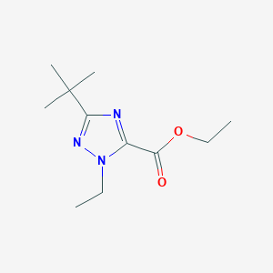 Ethyl 3-(tert-butyl)-1-ethyl-1H-1,2,4-triazole-5-carboxylate