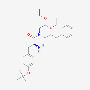 (S)-2-Amino-3-(4-(tert-butoxy)phenyl)-N-(2,2-diethoxyethyl)-N-(3-phenylpropyl)propanamide