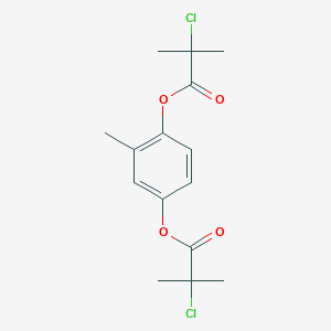 2-Methyl-1,4-phenylenebis(2-chloro-2-methylpropanoate)