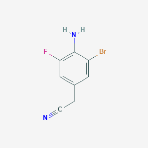 2-(4-Amino-3-bromo-5-fluorophenyl)acetonitrile