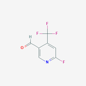 6-Fluoro-4-(trifluoromethyl)nicotinaldehyde